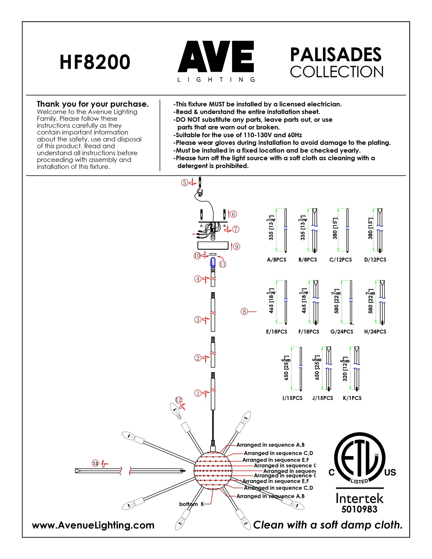 HF8200-Parts